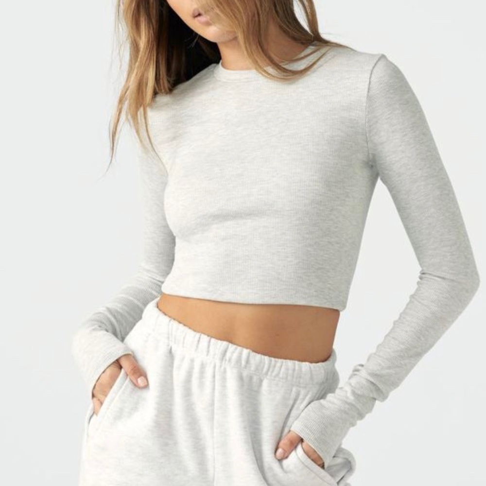 New Crew Cropped Long-sleeve